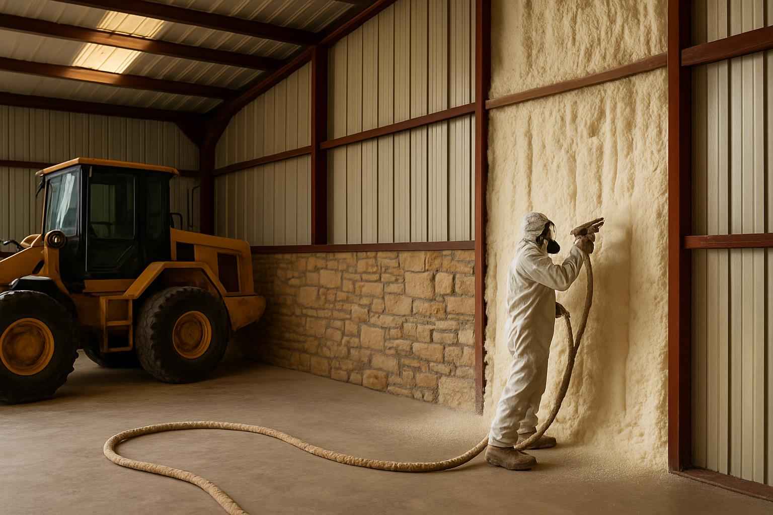 Equipment Barn Foam Installer in Stonewall TX