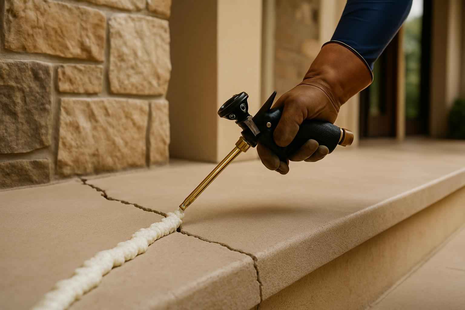 Foam Crack Patch Service in Fredericksburg TX