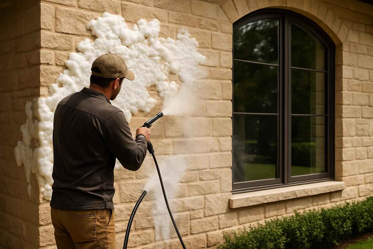 Foam Overspray Removal Service in Stonewall TX