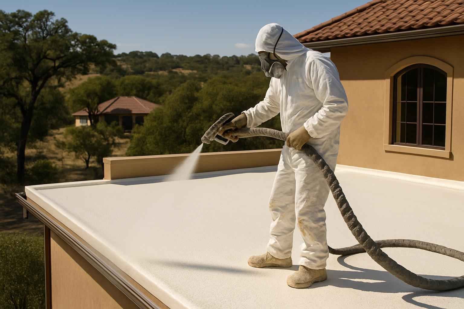 Foam Roof Installation Service in Fredericksburg TX