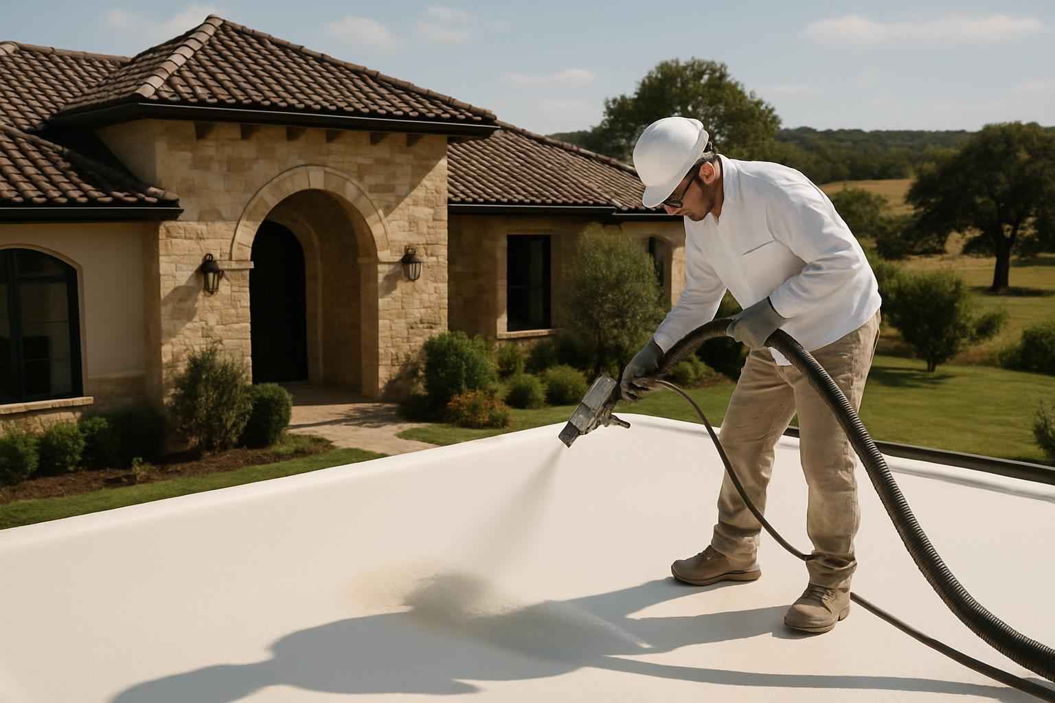 Foam Roof Installation Service in Stonewall TX