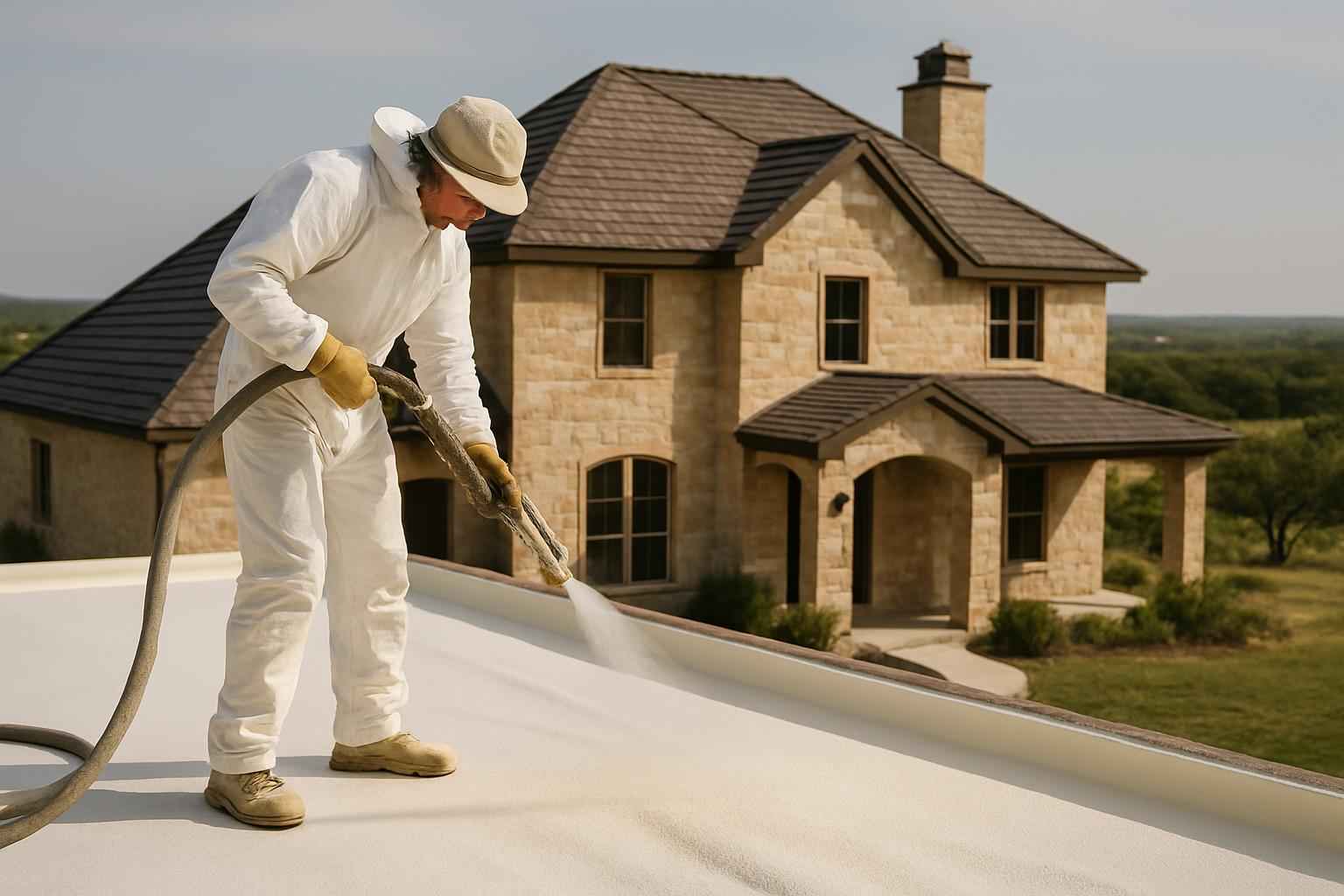 Foam Roof Installation Service in Willow City TX
