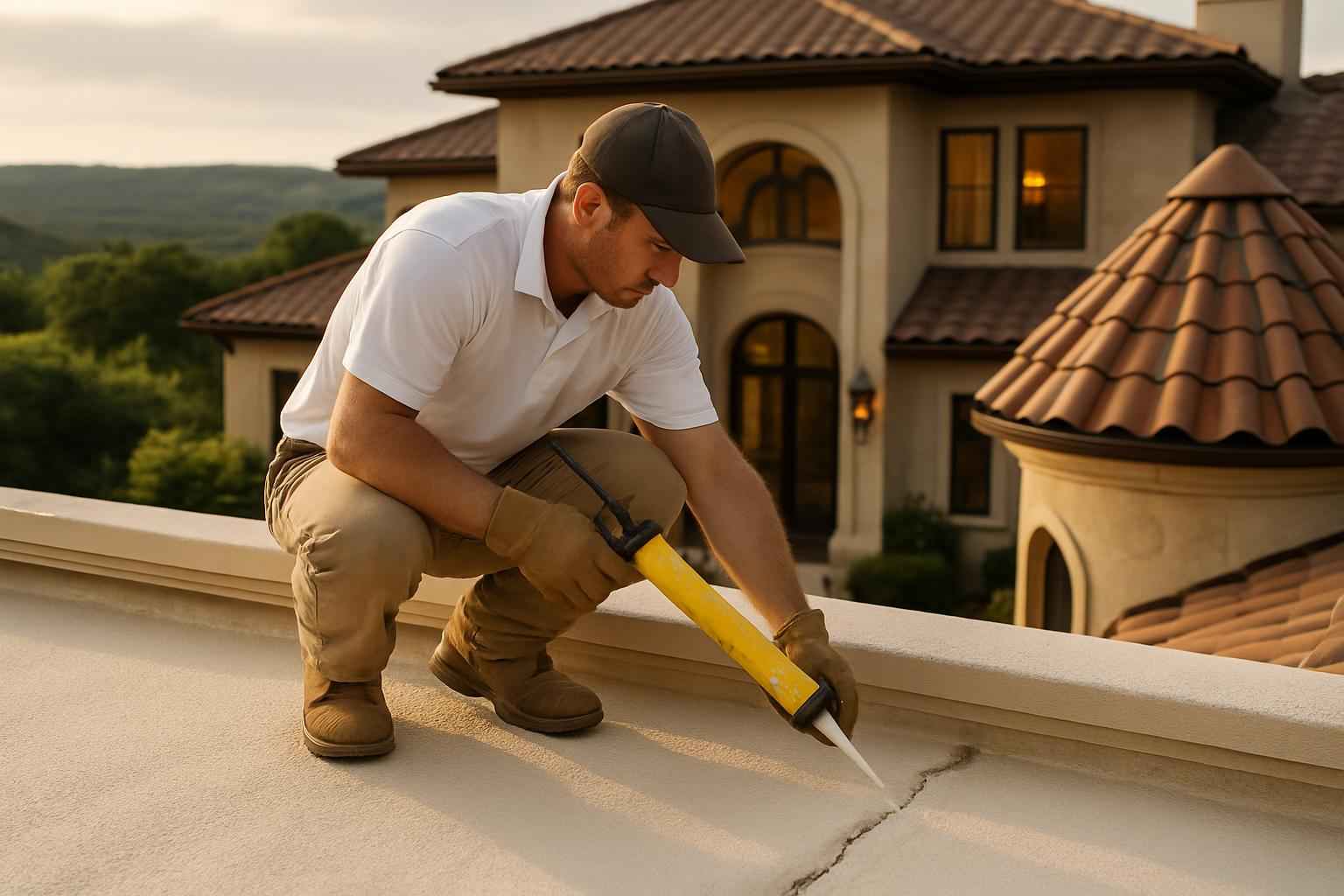 Foam Roof Leak Repair Service in Fredericksburg TX