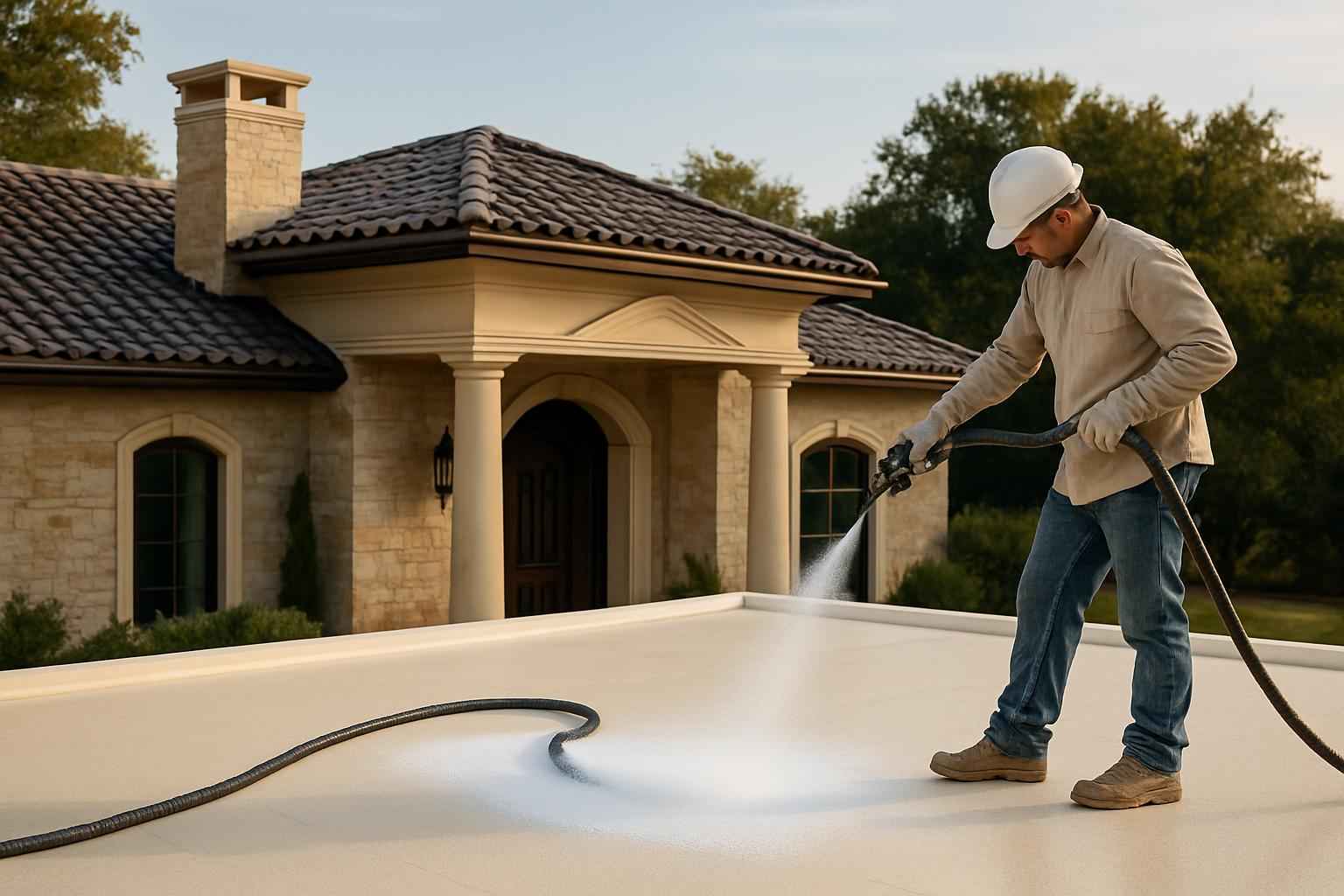 Foam Roof Leak Seal Service in Fredericksburg TX