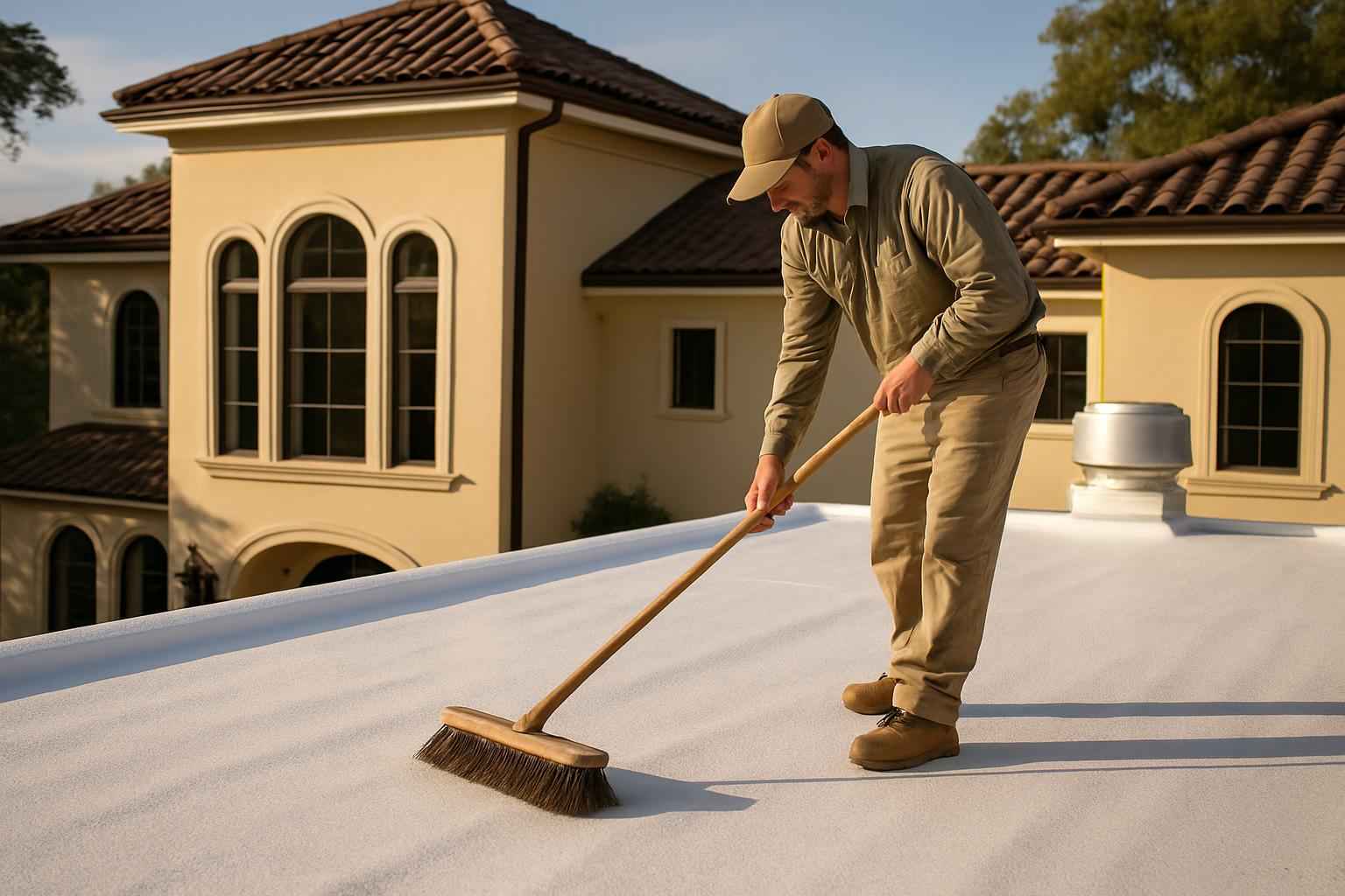 Foam Roof Maintenance Service in Fredericksburg TX