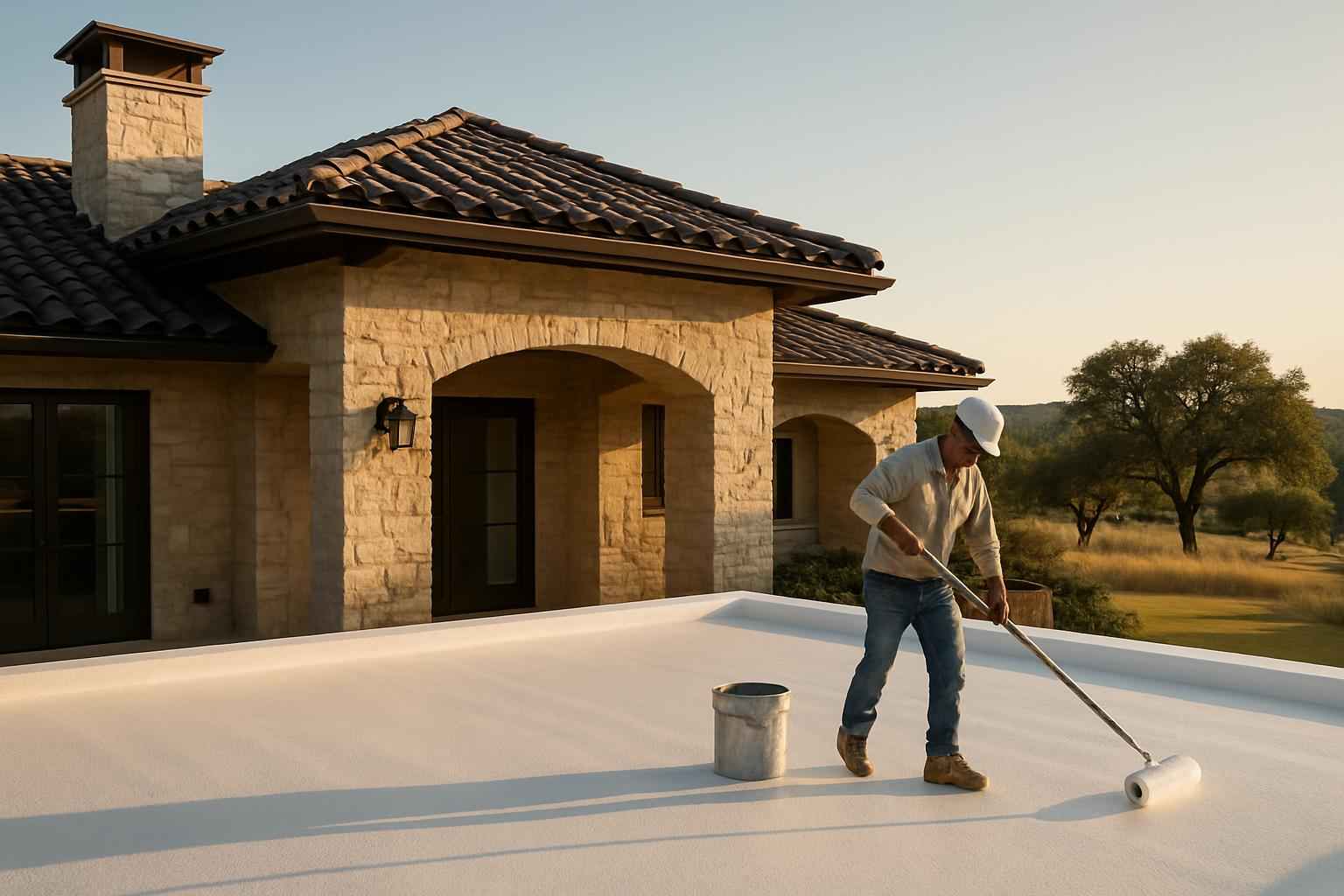 Foam Roof Maintenance Service in Luckenbach TX