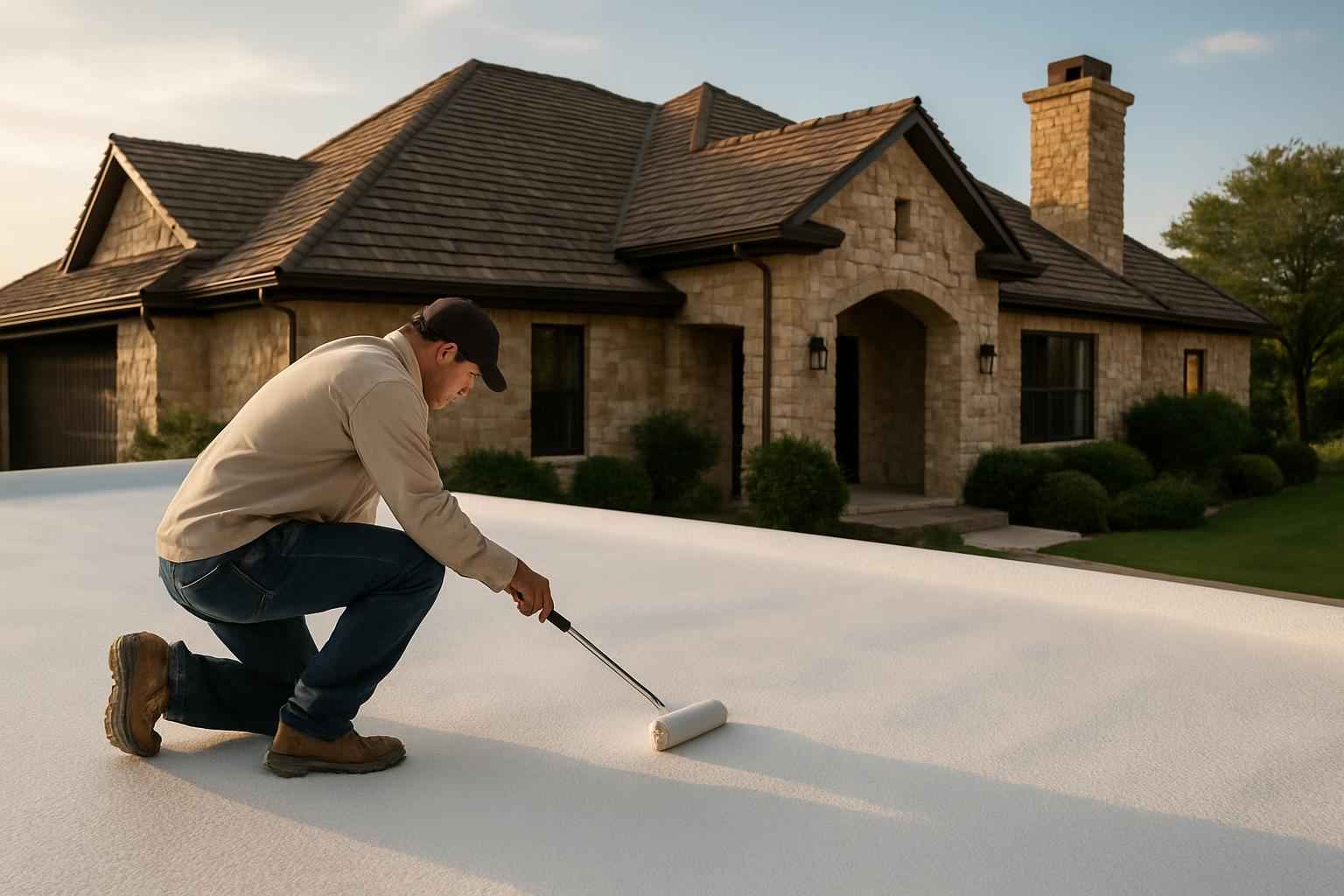 Foam Roof Maintenance Service in Stonewall TX