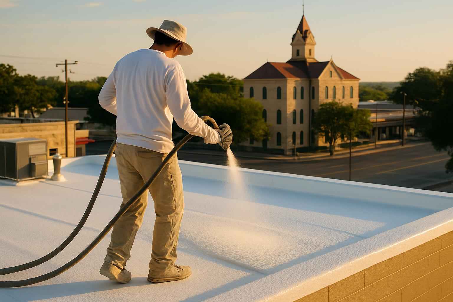 Foam Roof Recoat Company in Fredericksburg TX