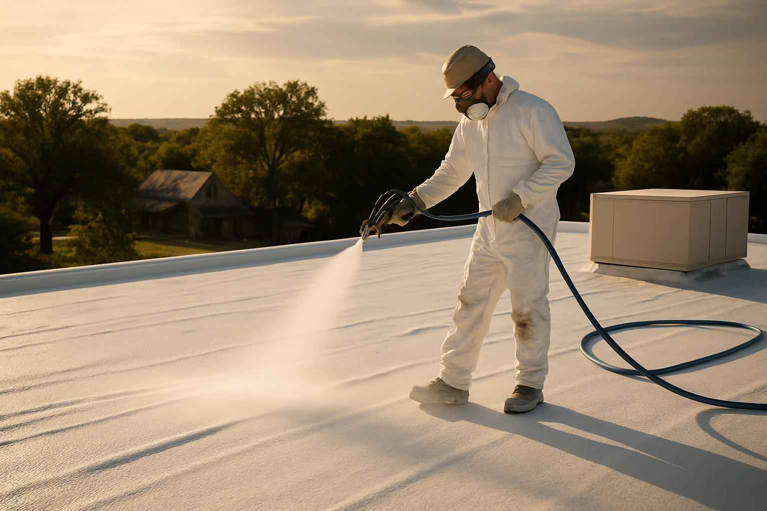 Foam Roof Recoat Company in Luckenbach TX