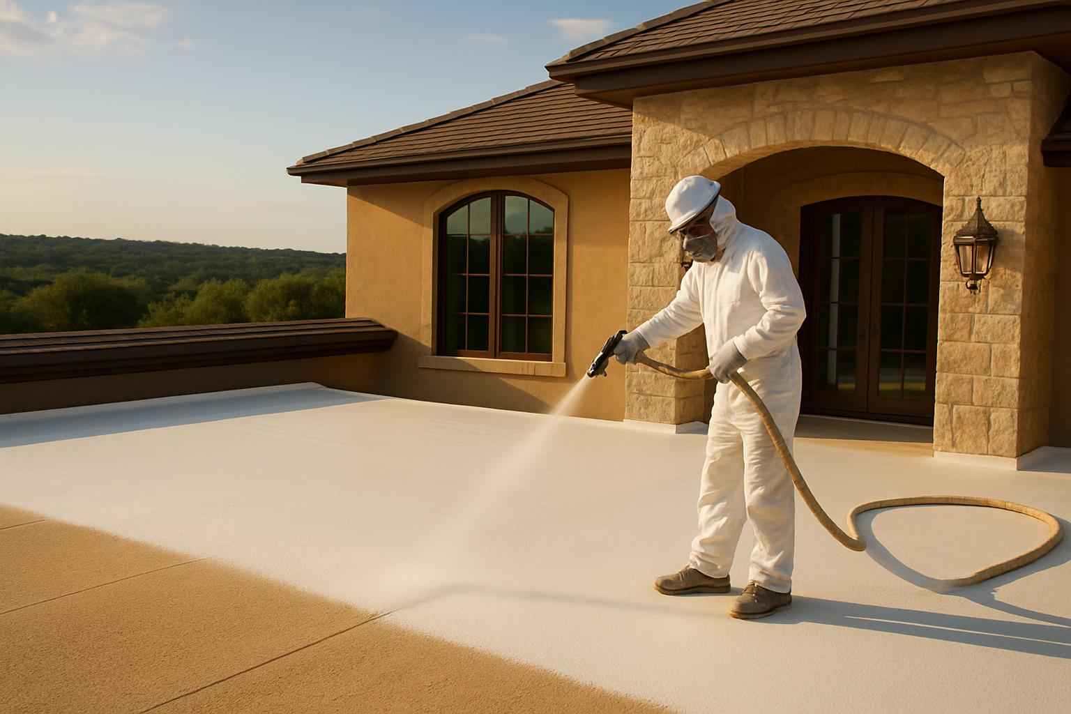 Foam Roof Recoat Company in Stonewall TX