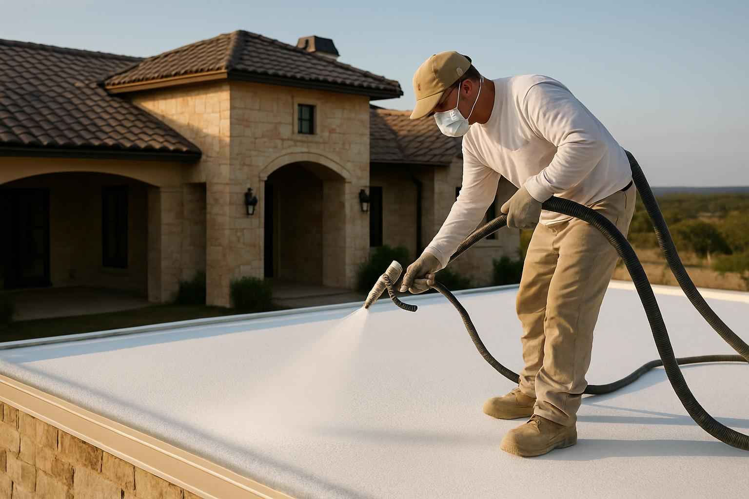 Foam Roof Recoat Company in Willow City TX