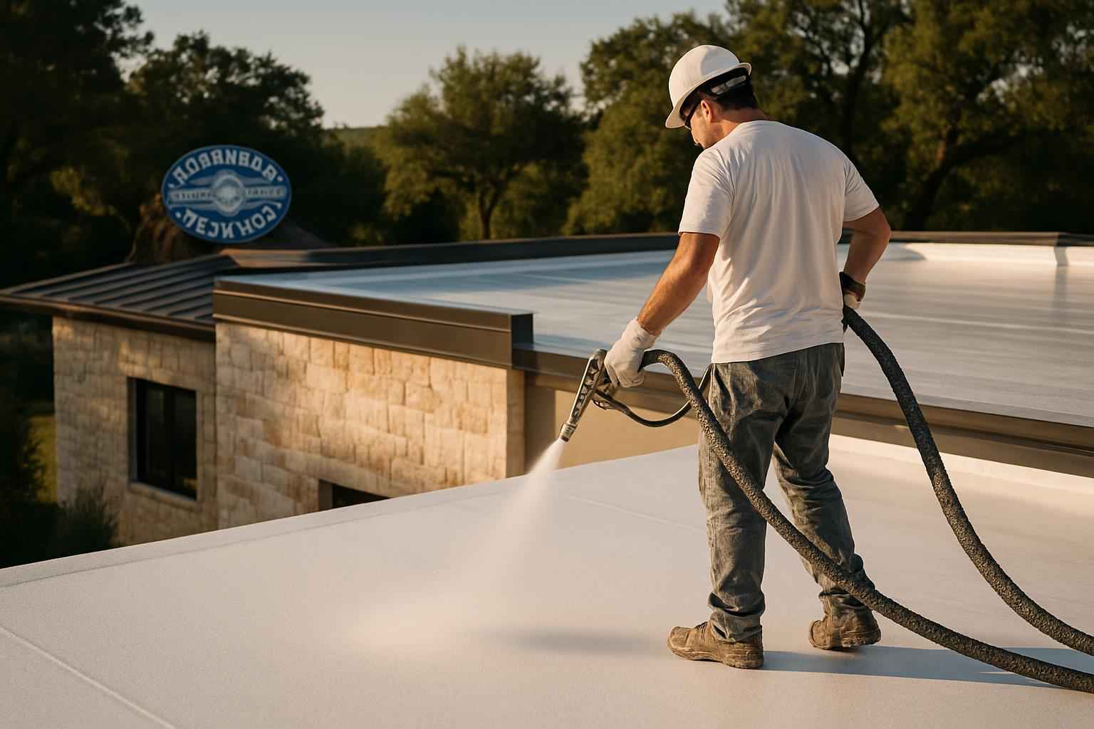Foam Roof Recoat Company Near Me in Luckenbach TX