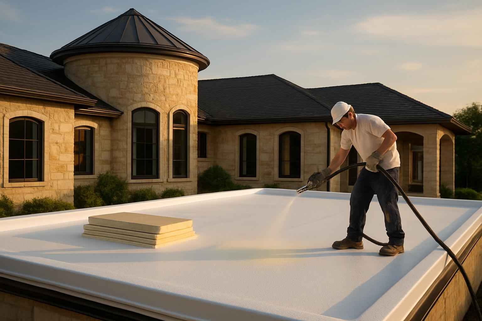 Foam Roof Replacement Options in Fredericksburg TX
