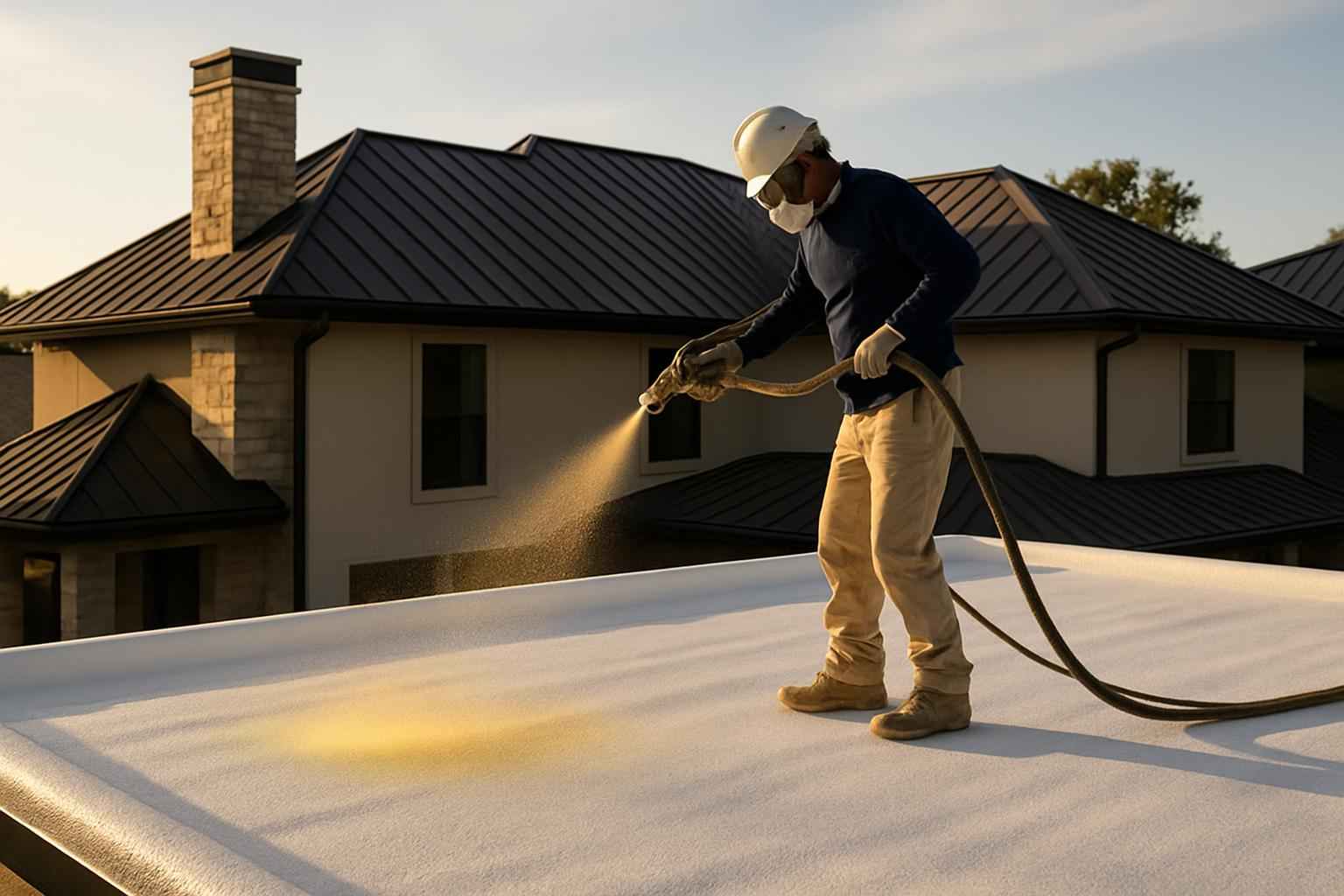 Foam Roof UV Protection Service in Fredericksburg TX