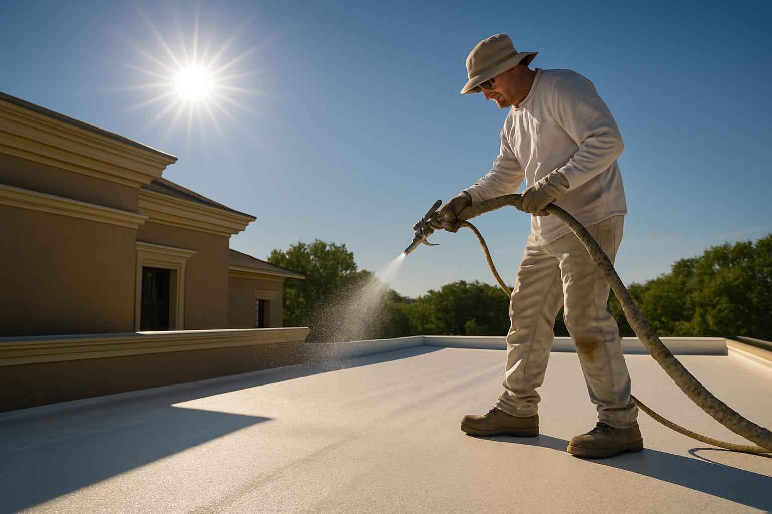 Foam Roof UV Protection Service in Luckenbach TX