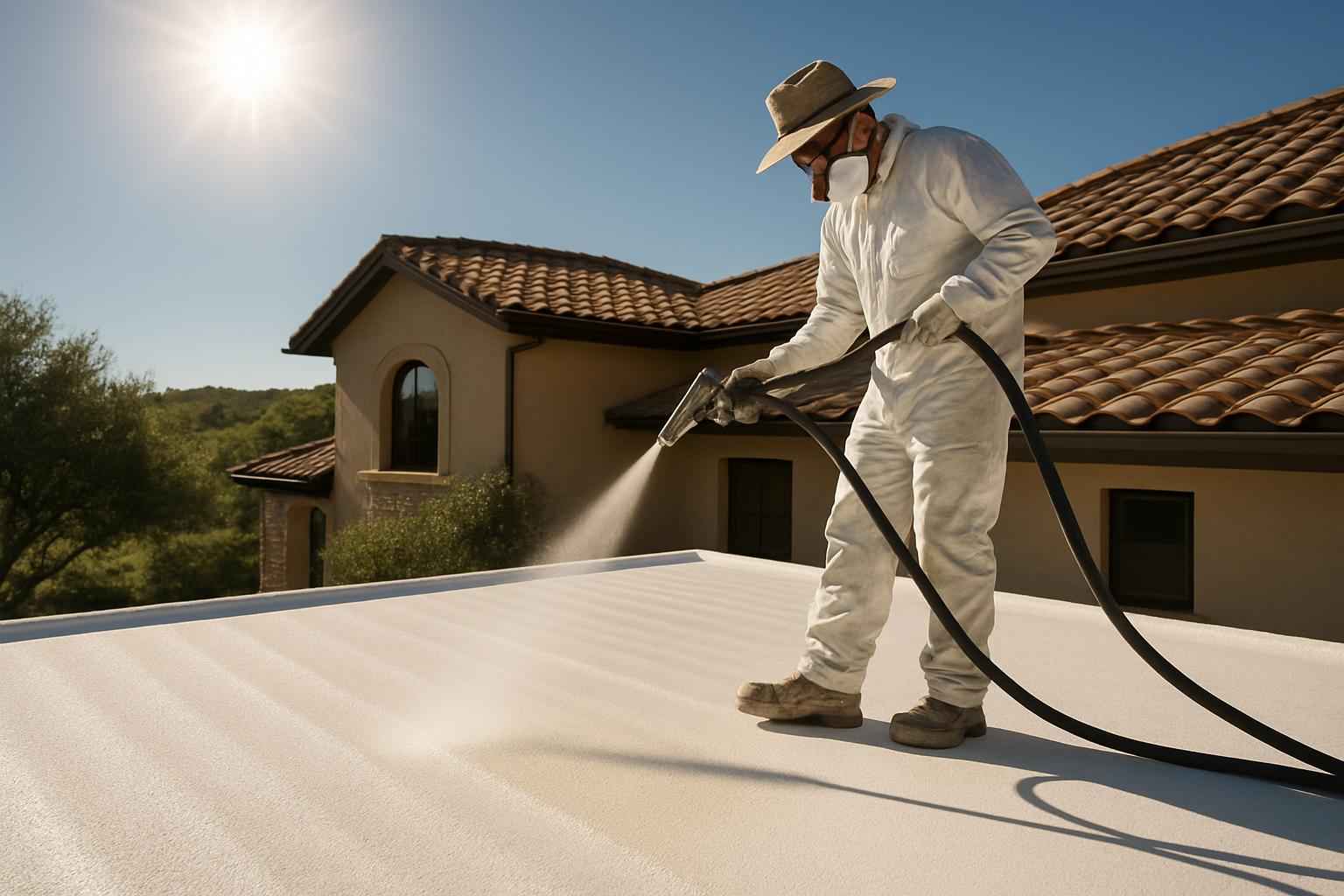 Foam Roof UV Protection Service in Willow City TX