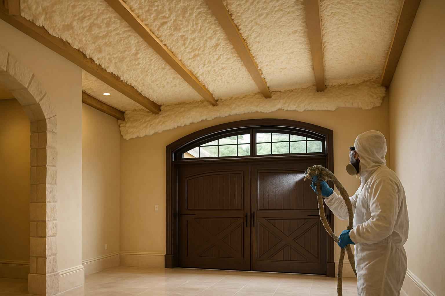 Garage Ceiling Foam Service in Fredericksburg TX
