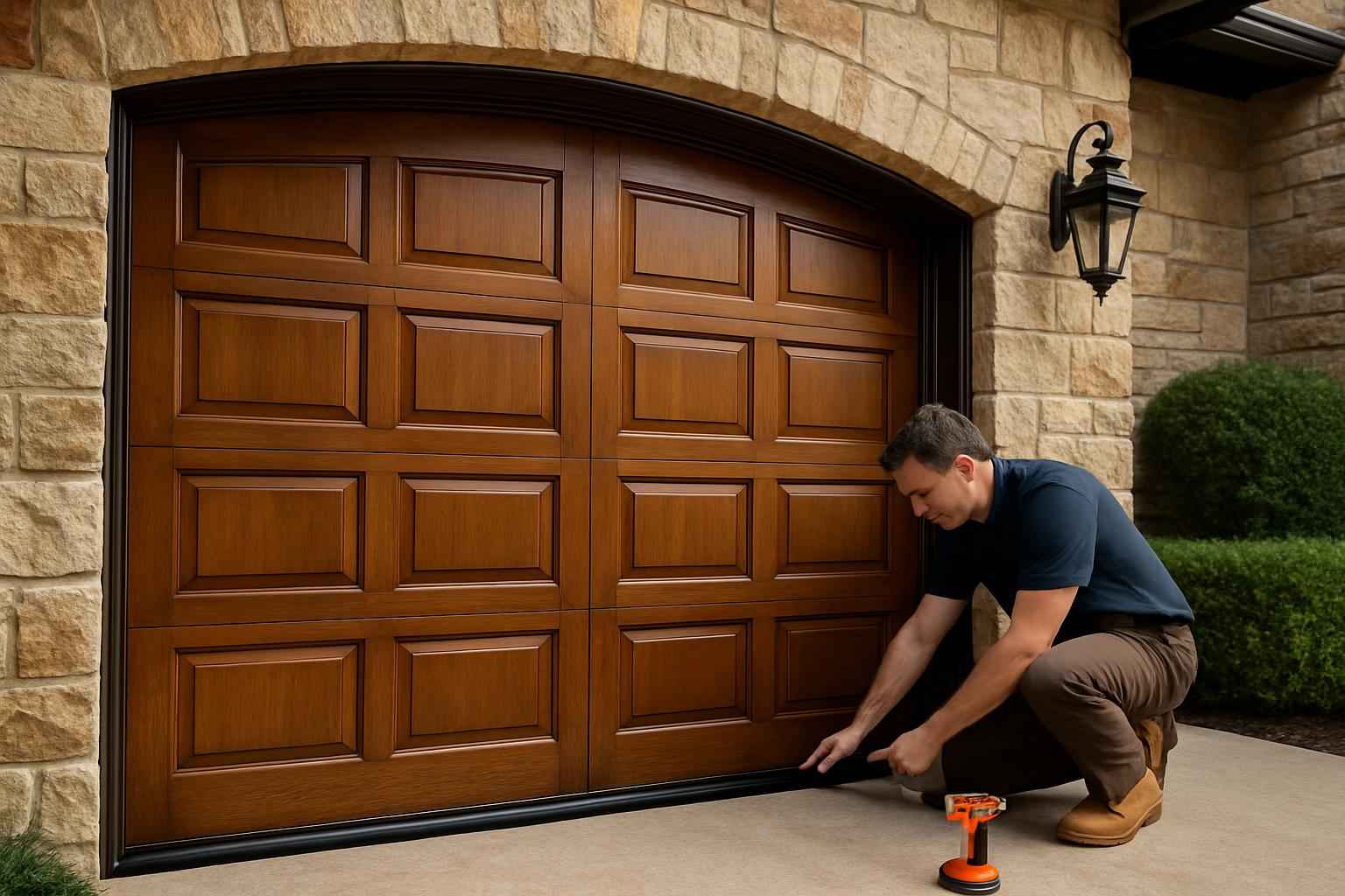 Garage Door Perimeter Seal Service in Stonewall TX