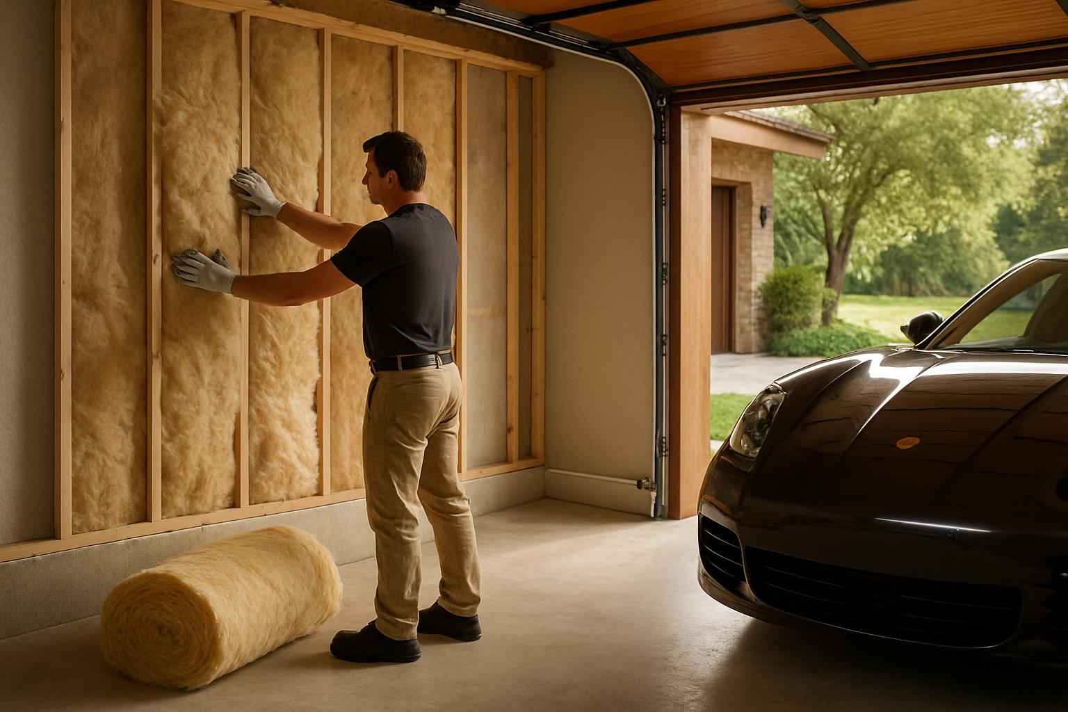 Garage Retrofit Insulation in Luckenbach TX