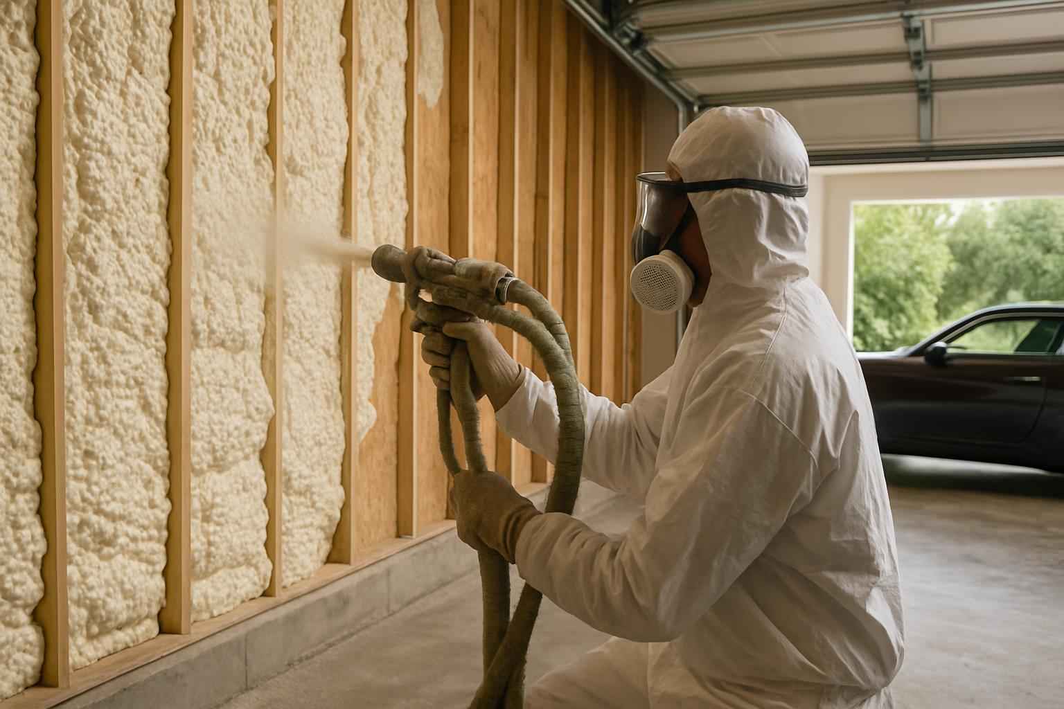 Garage Wall Foam Installer in Fredericksburg TX