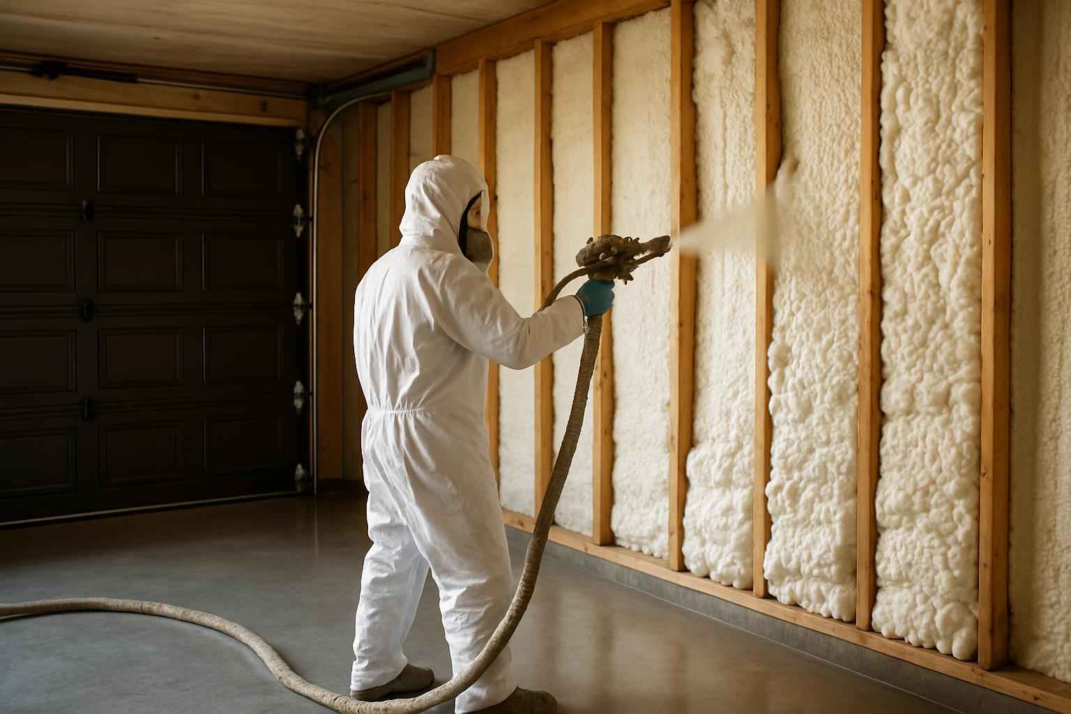 Garage Wall Foam Installer in Luckenbach TX