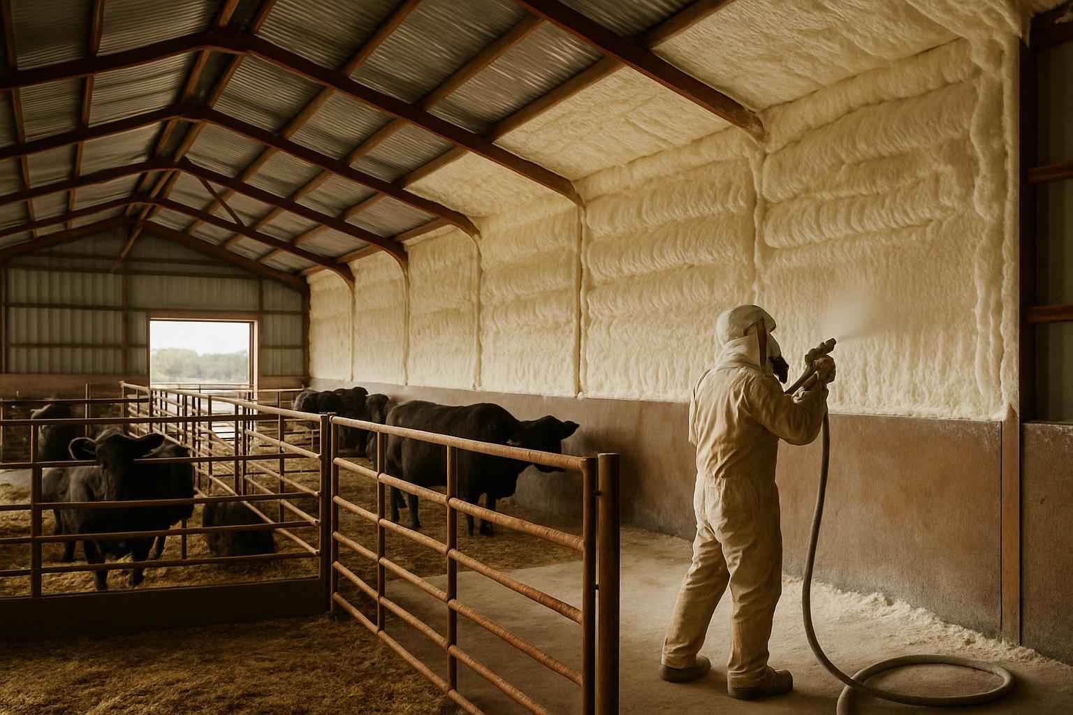 Livestock Barn Insulation Service in Stonewall TX