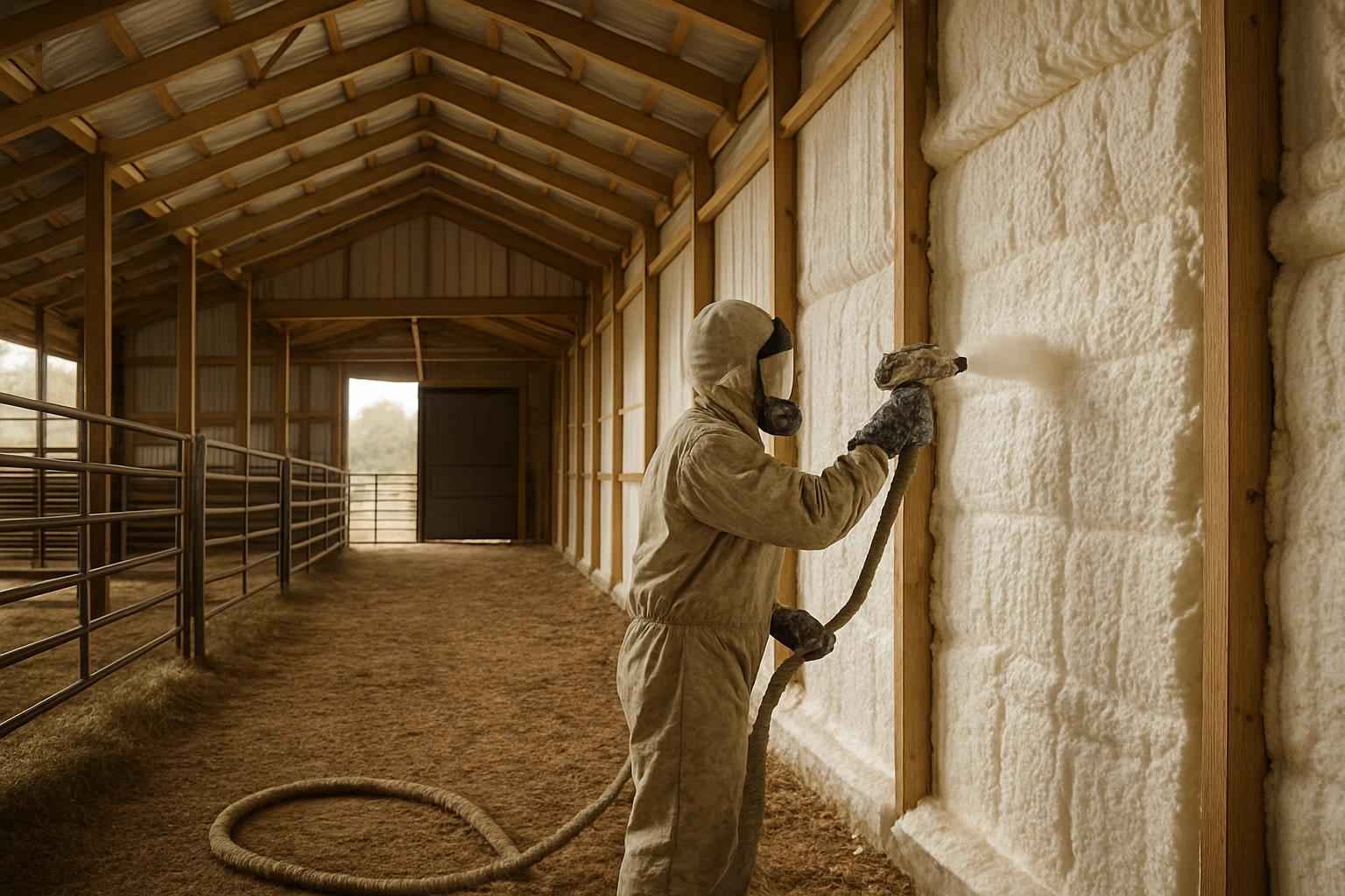 Livestock Barn Insulation Service in Willow City TX