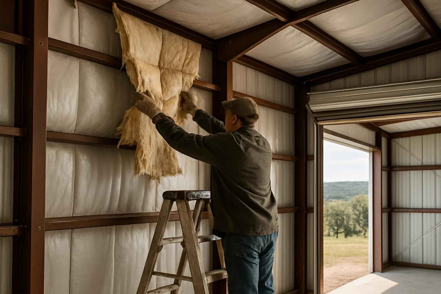 Metal Building Insulation Repair in Fredericksburg TX