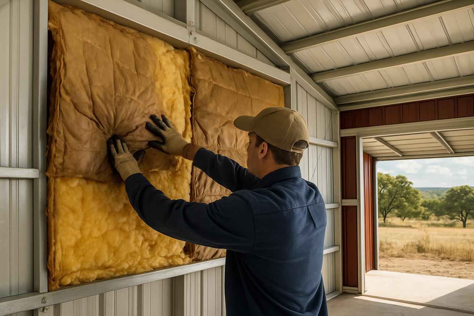 Metal Building Insulation Repair in Hye TX