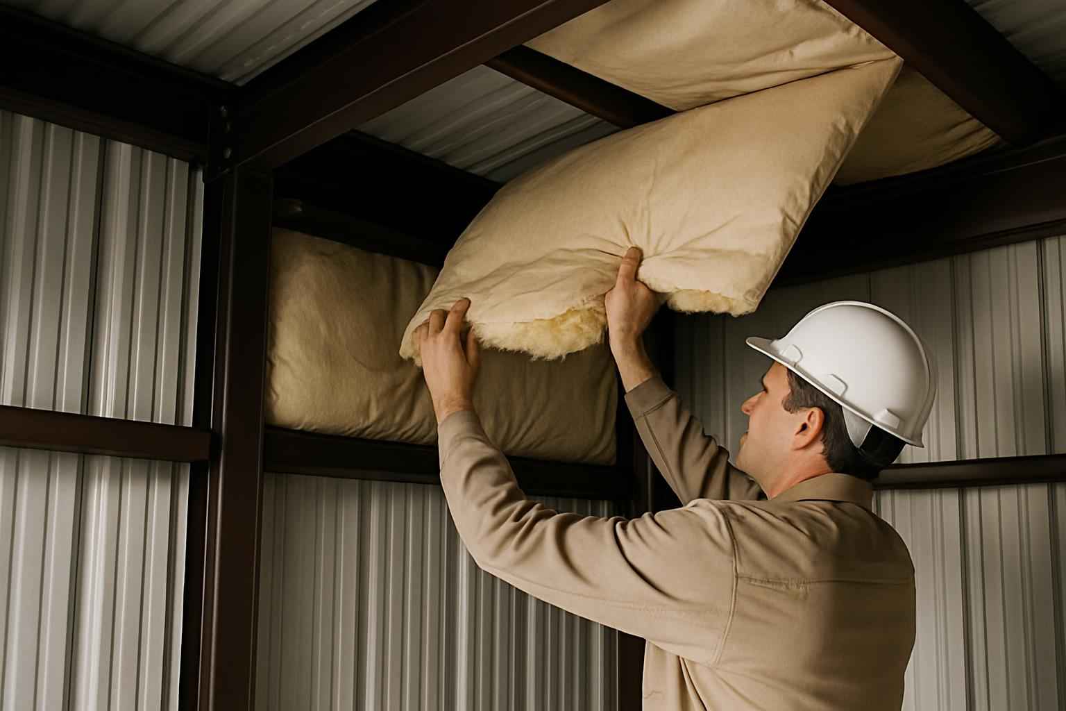 Metal Building Insulation Repair in Willow City TX