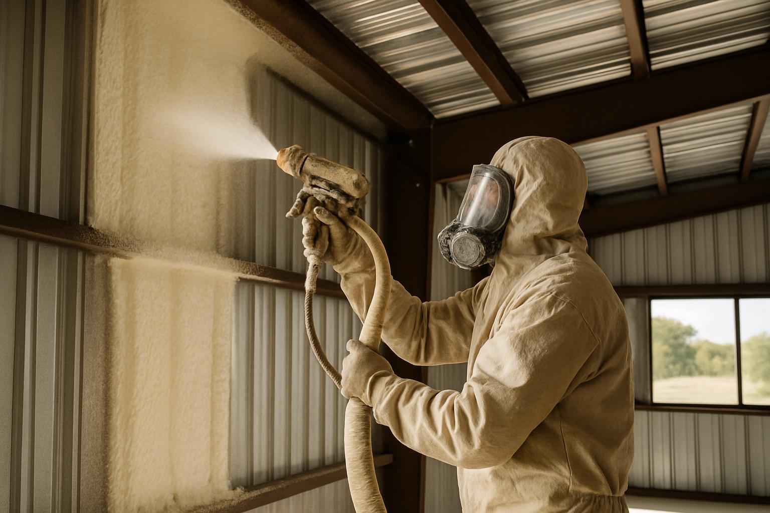 Metal Building Insulation Service in Hye TX