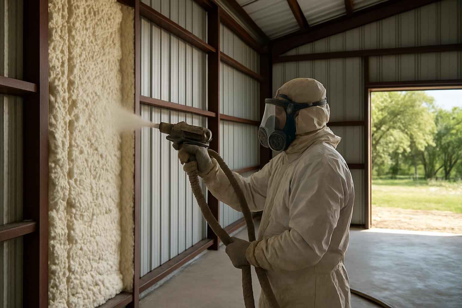Metal Building Insulation Service in Luckenbach TX