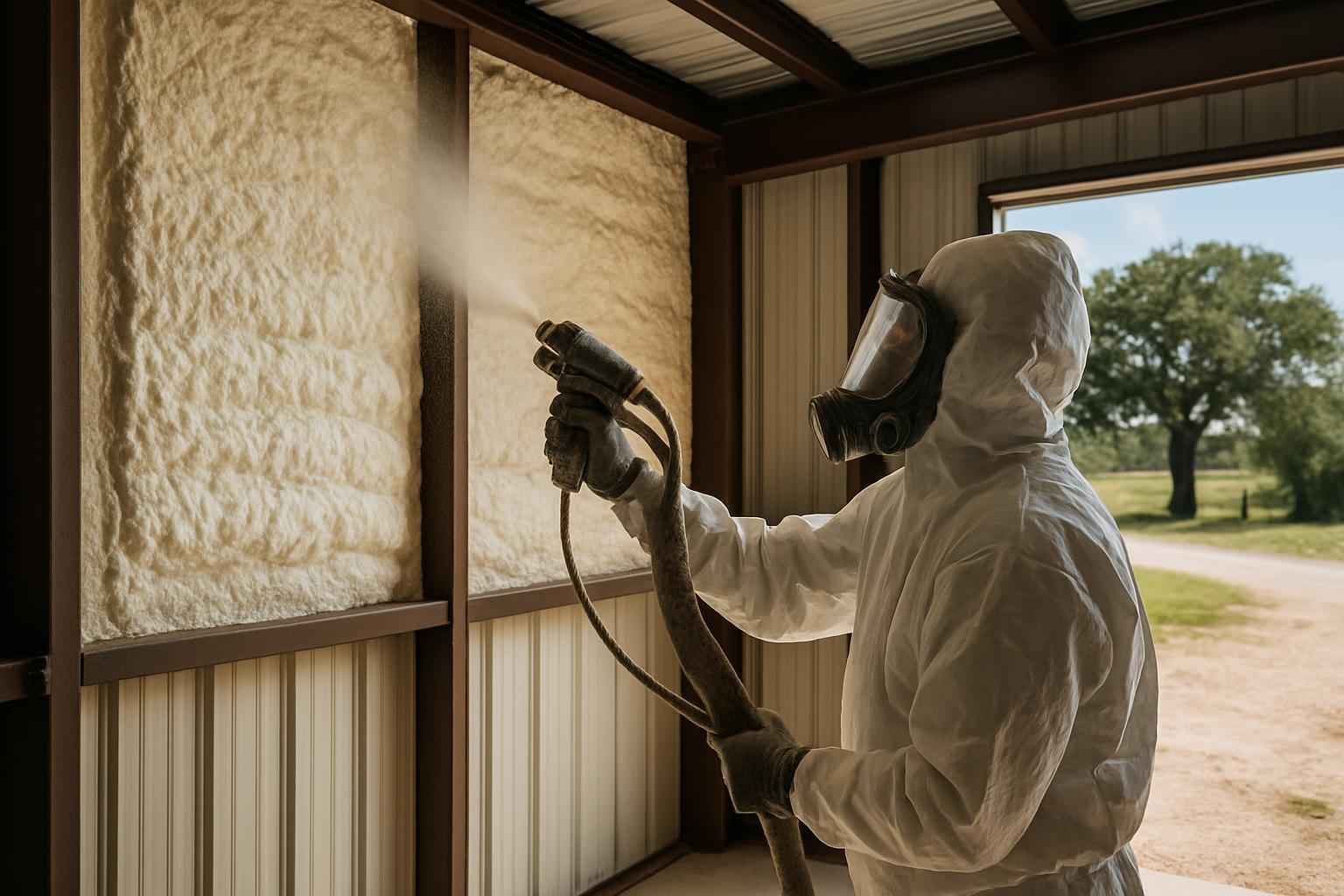 Metal Building Insulation Service in Stonewall TX