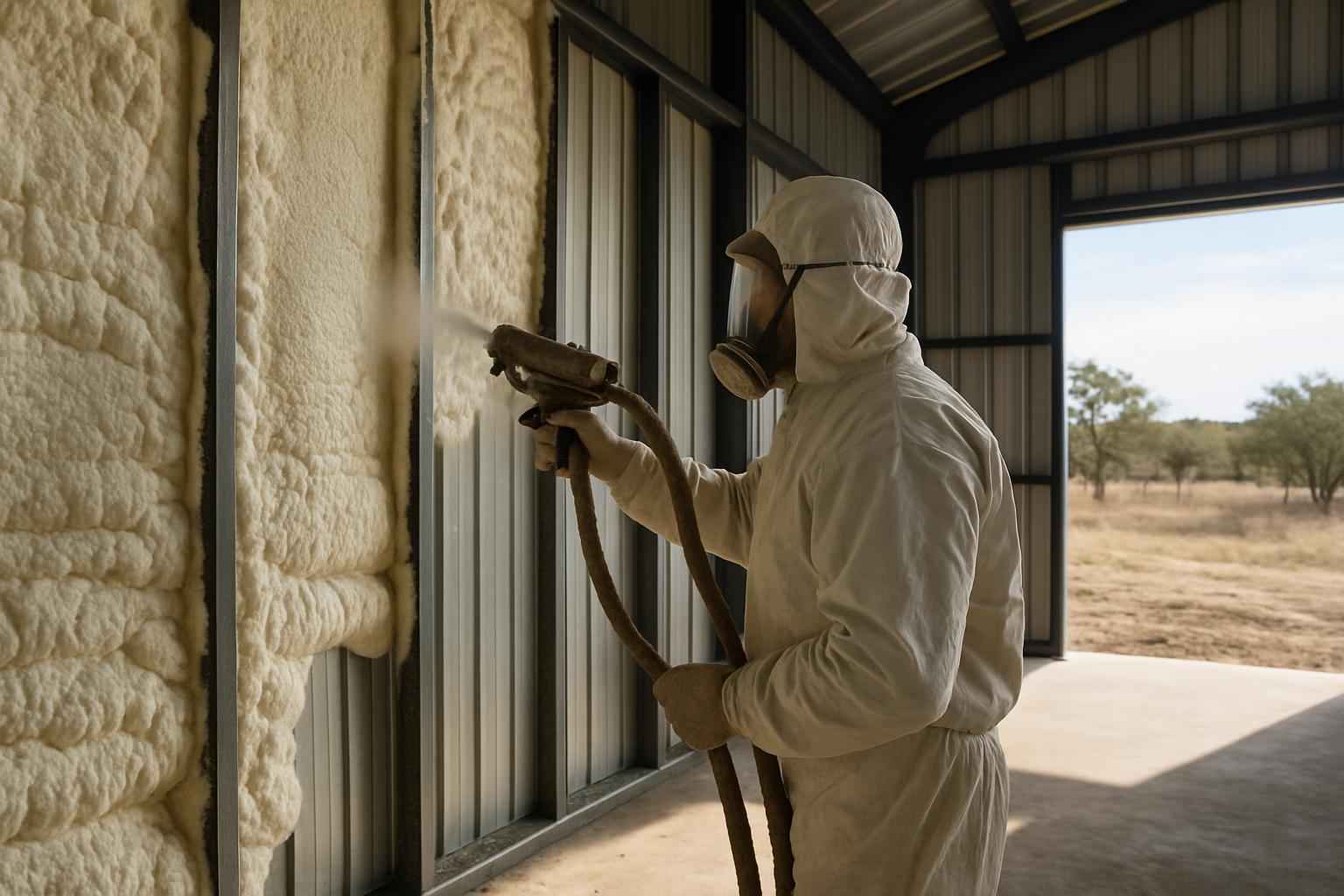 Metal Building Insulation Service in Willow City TX