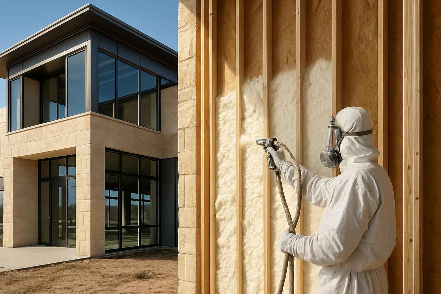 Office Building Foam Installer in Hye TX