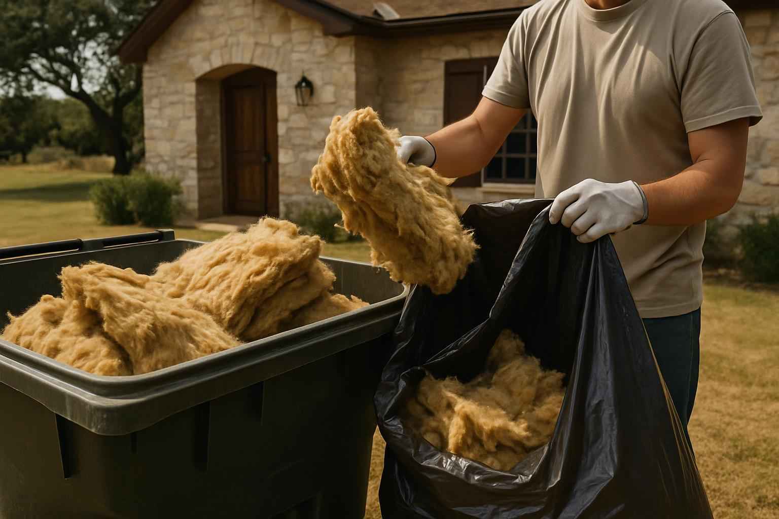 Old Insulation Disposal Service in Stonewall TX