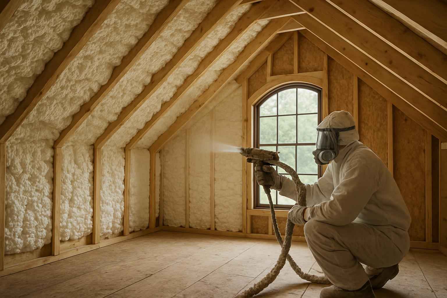 Open Cell Attic Insulation in Stonewall TX