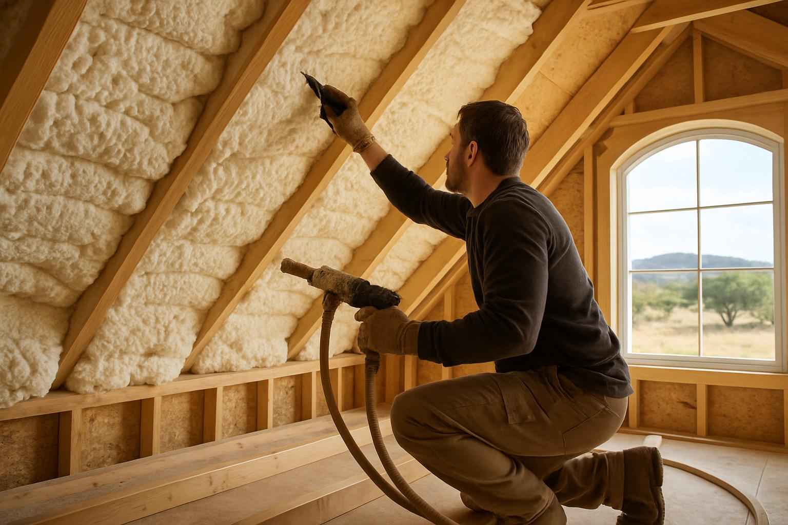 Open Cell Insulation Repair in Willow City TX
