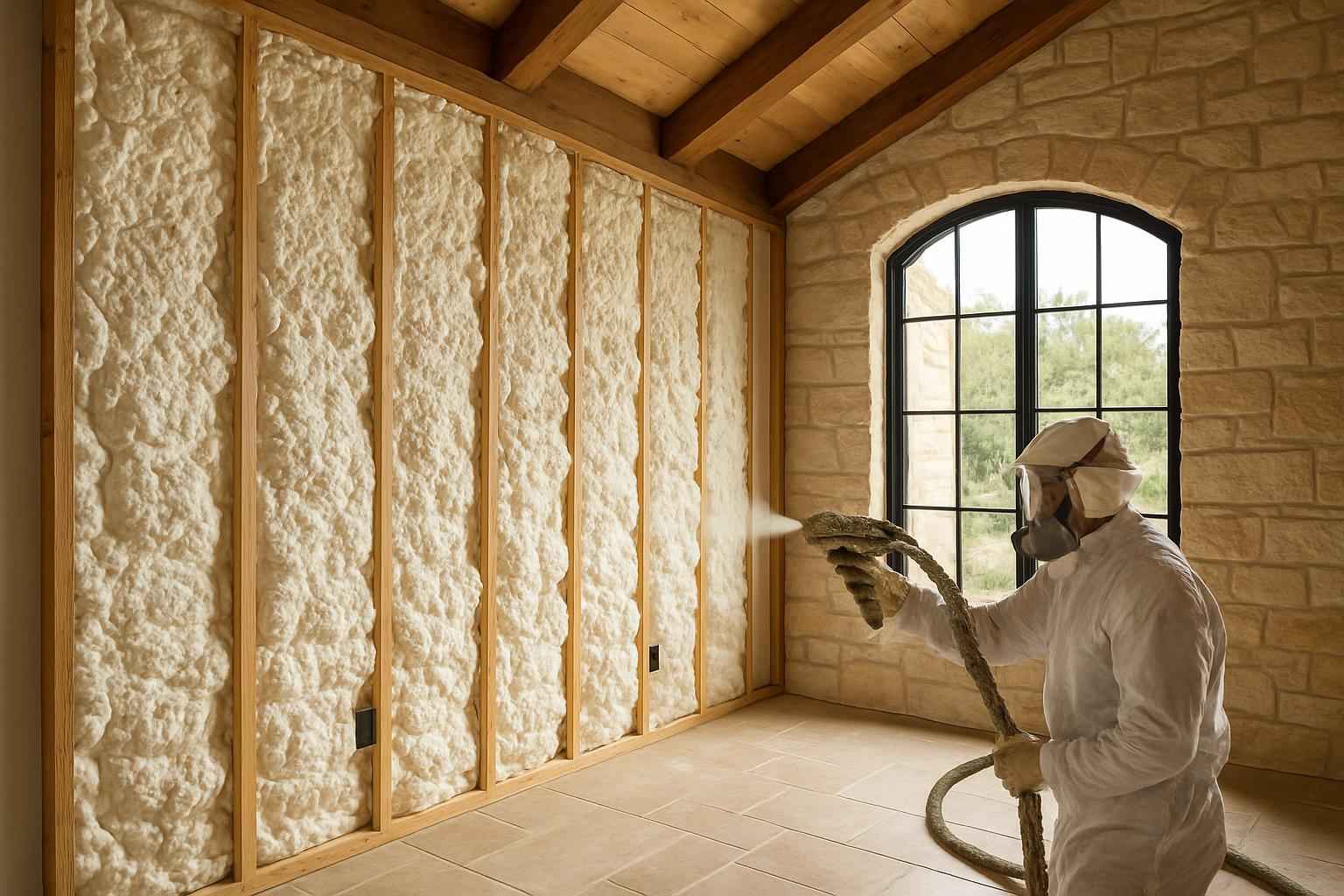 Open Cell Wall Insulation in Stonewall TX