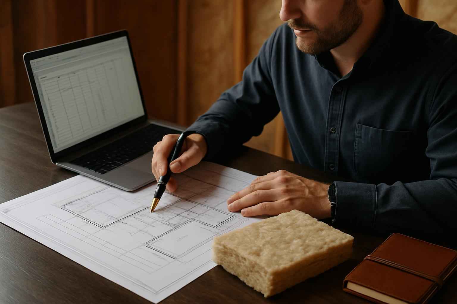 Plan Takeoff Insulation Quote in Hye TX