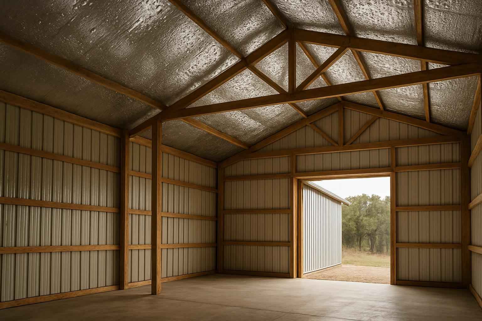 Pole Barn Condensation Control in Hye TX