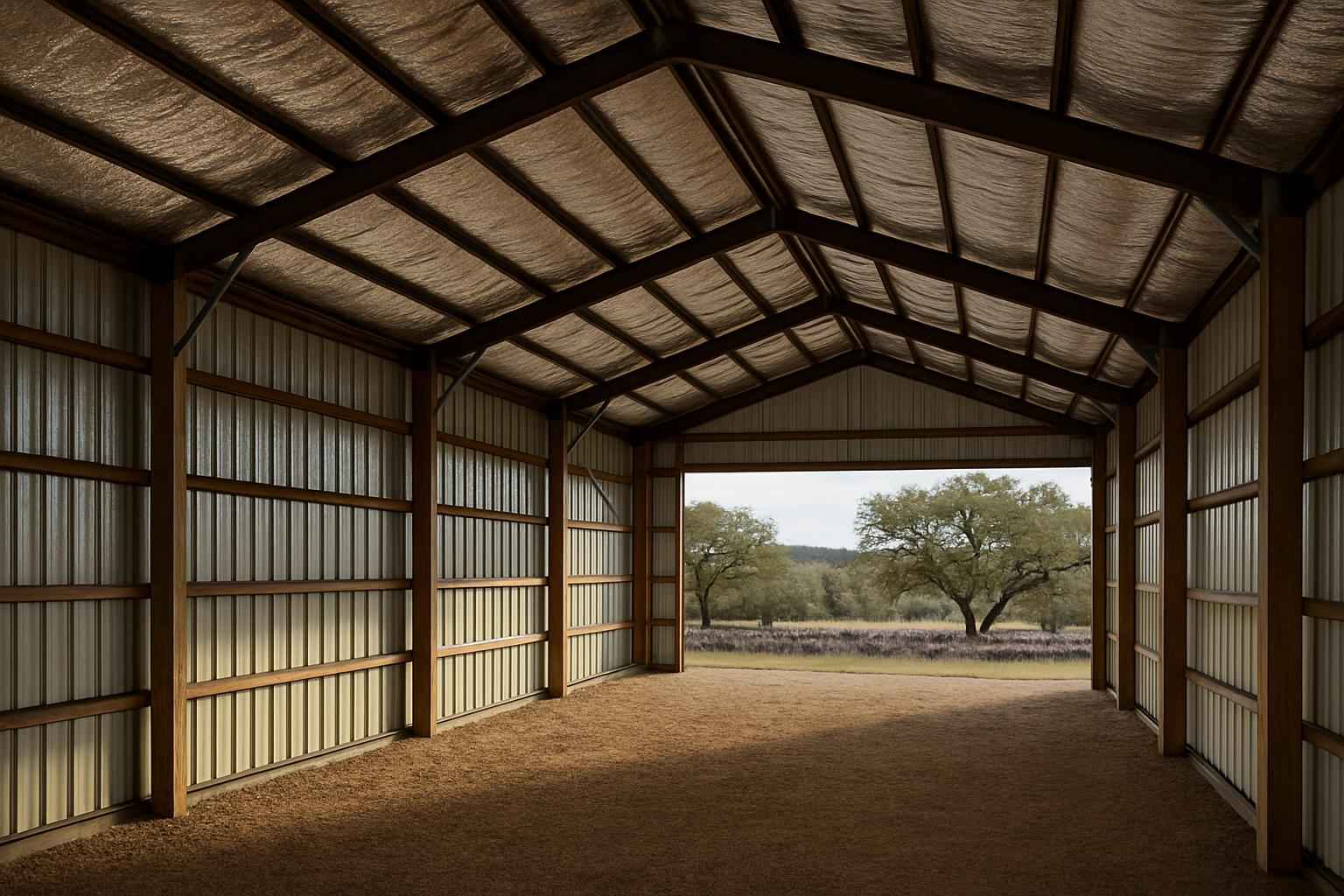Pole Barn Condensation Control in Stonewall TX