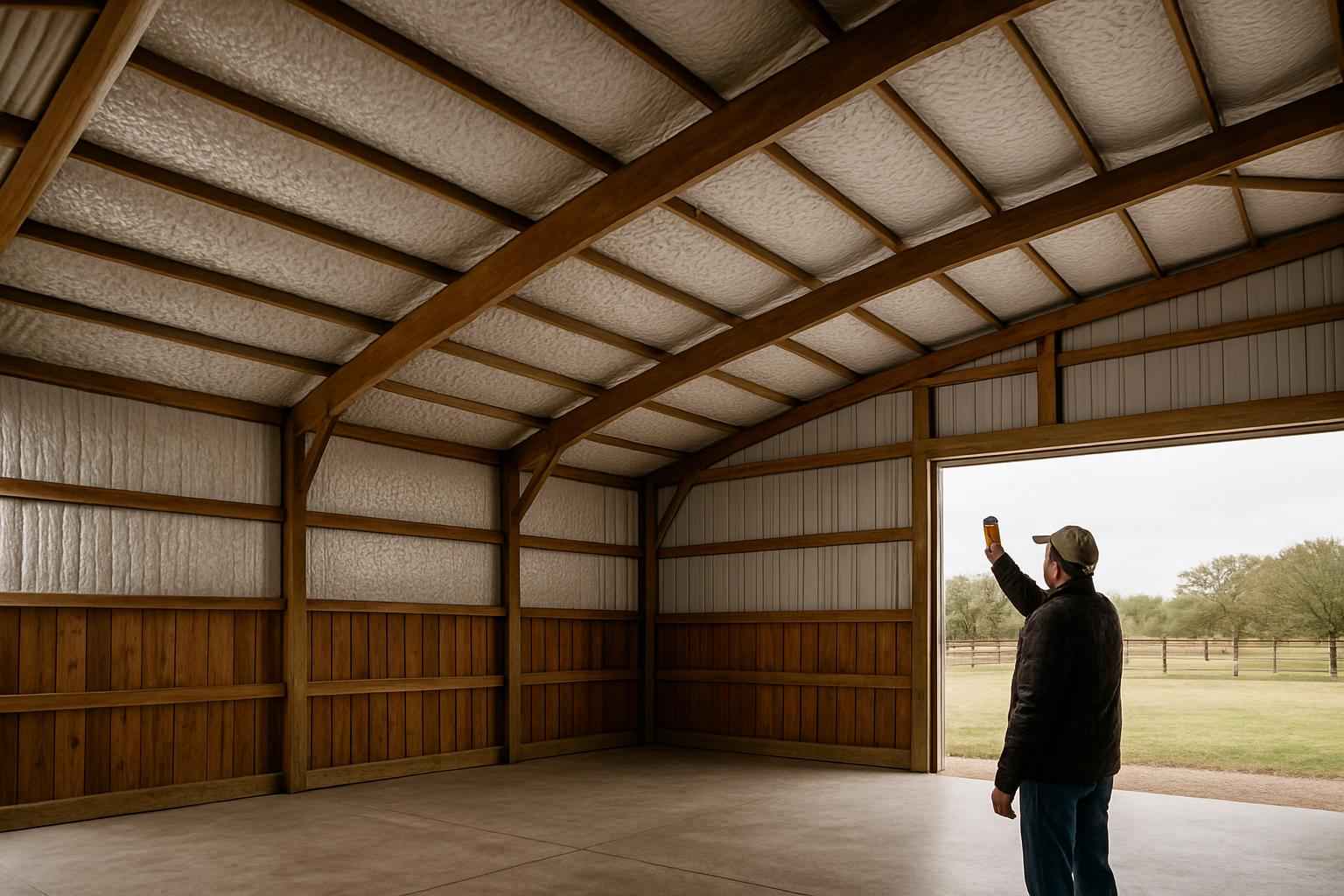 Pole Barn Condensation Control in Willow City TX