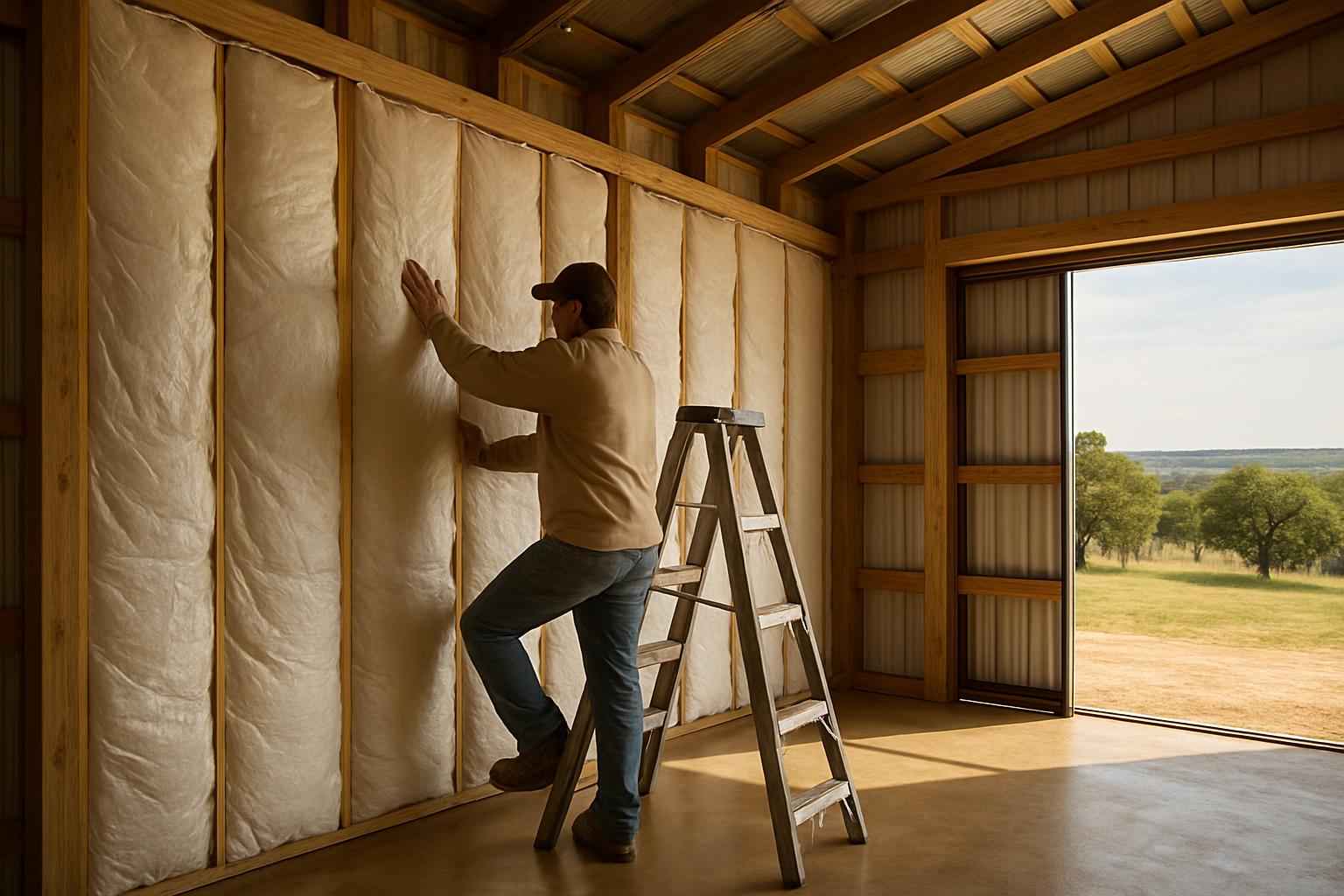Pole Barn Insulation Company Near Me in Hye TX