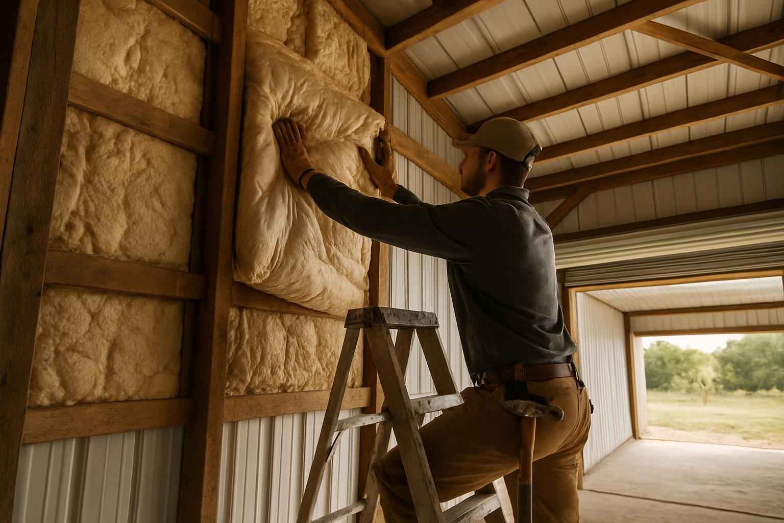 Pole Barn Insulation Repair in Fredericksburg TX