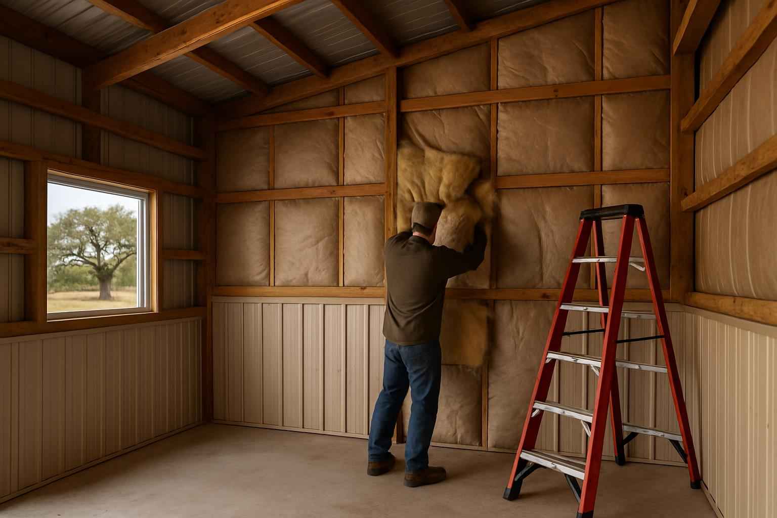 Pole Barn Insulation Repair in Hye TX