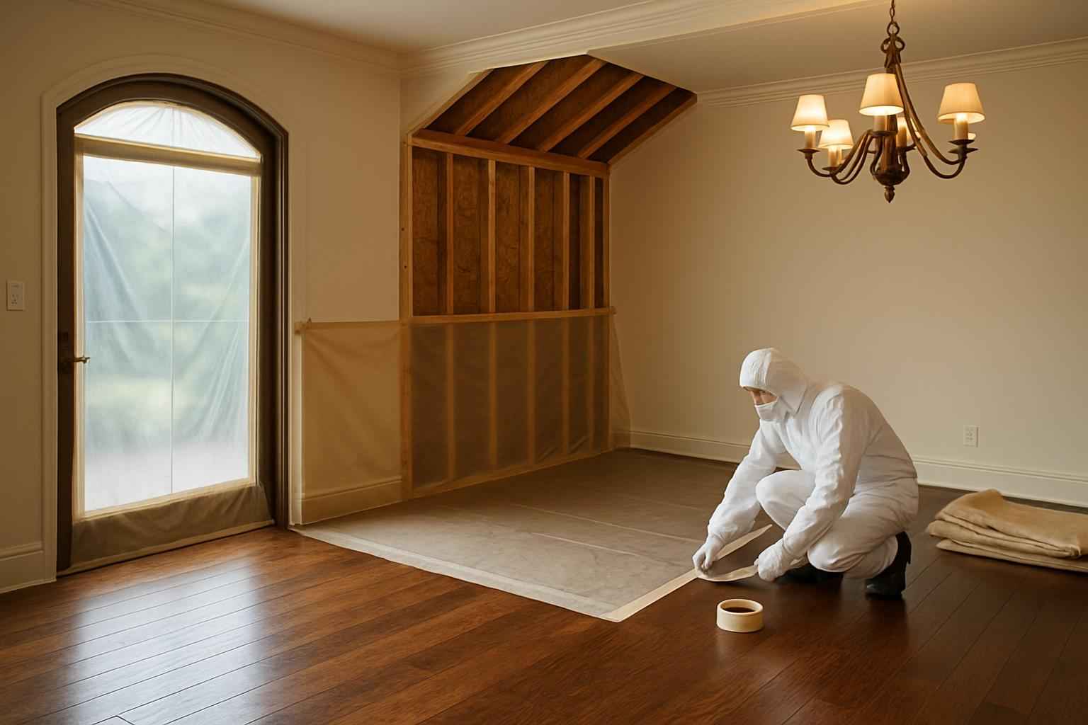 Prep for Spray Foam Installation in Willow City TX