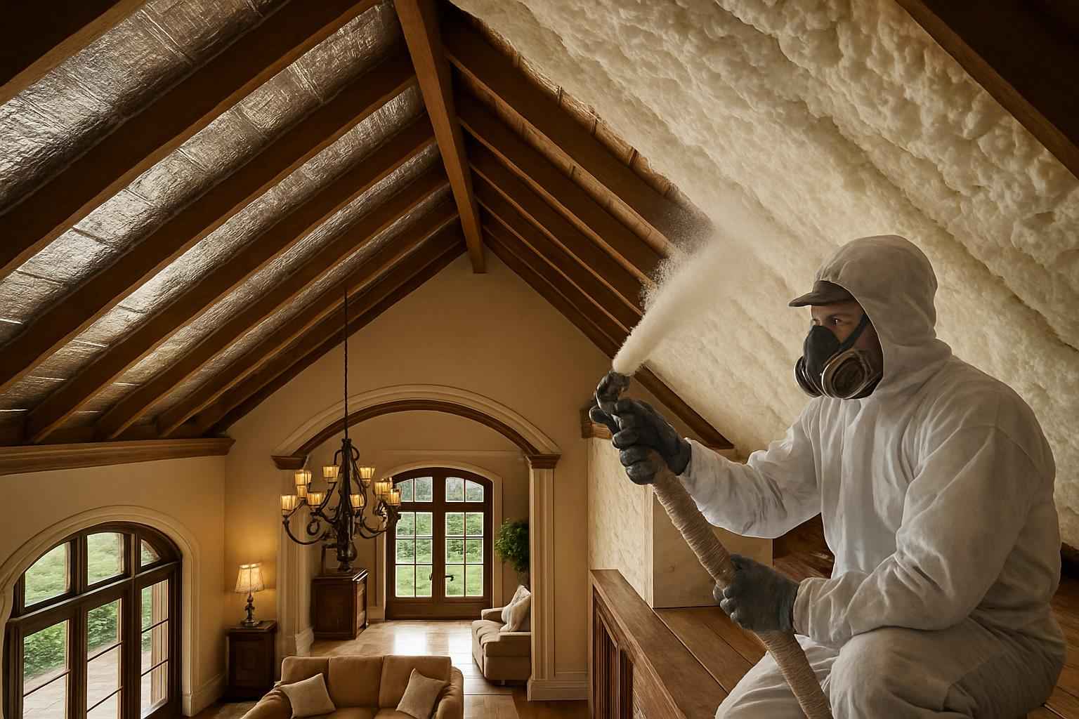 Radiant Barrier Foam for Hot Attics