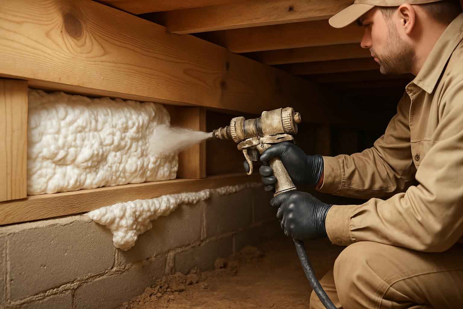 Rim Joist Air Seal Installer in Fredericksburg TX