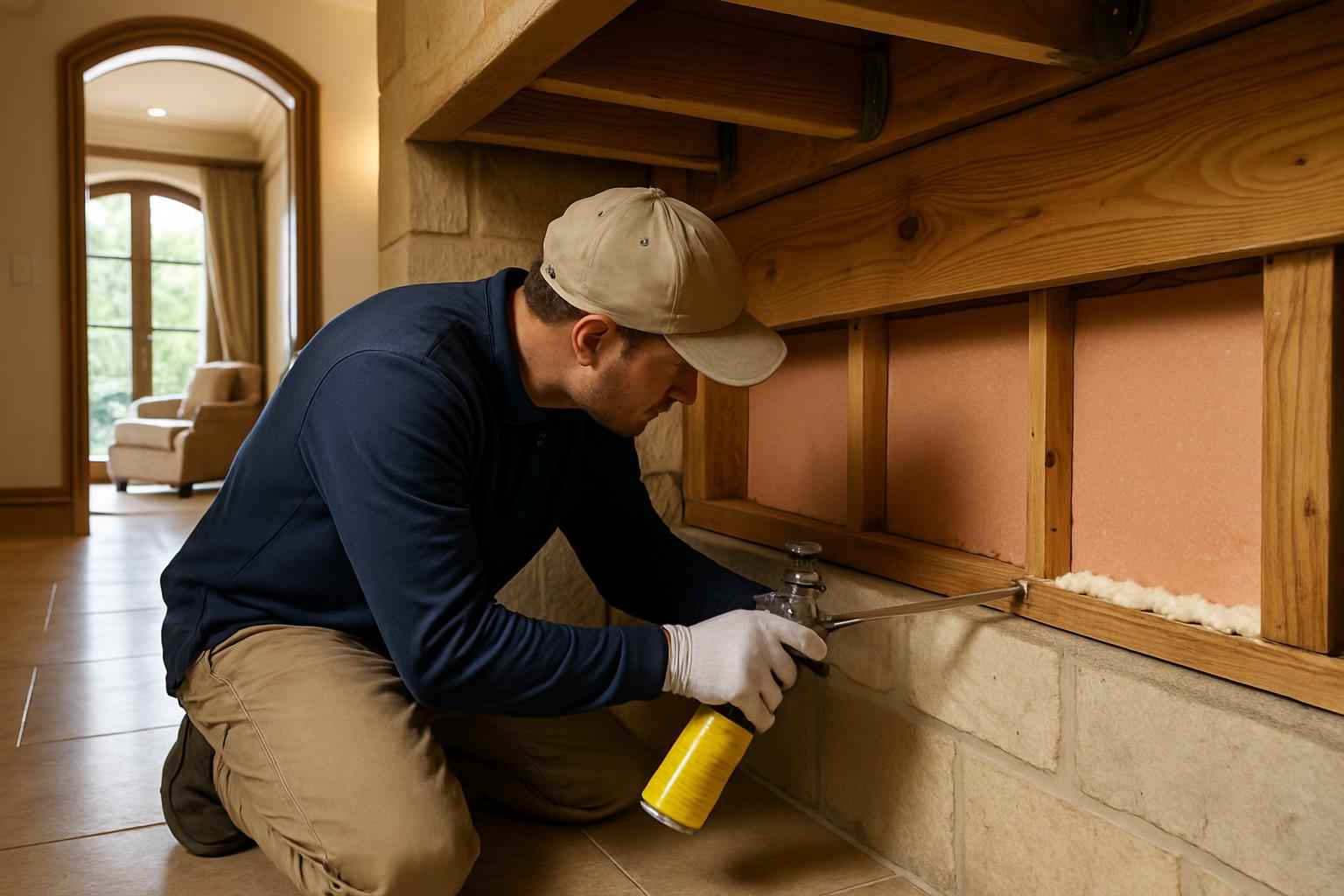 Rim Joist Air Seal Installer in Willow City TX